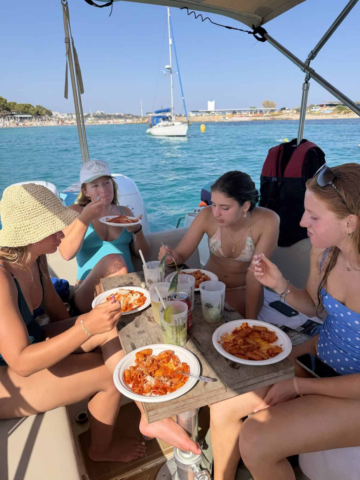 Lunch on board