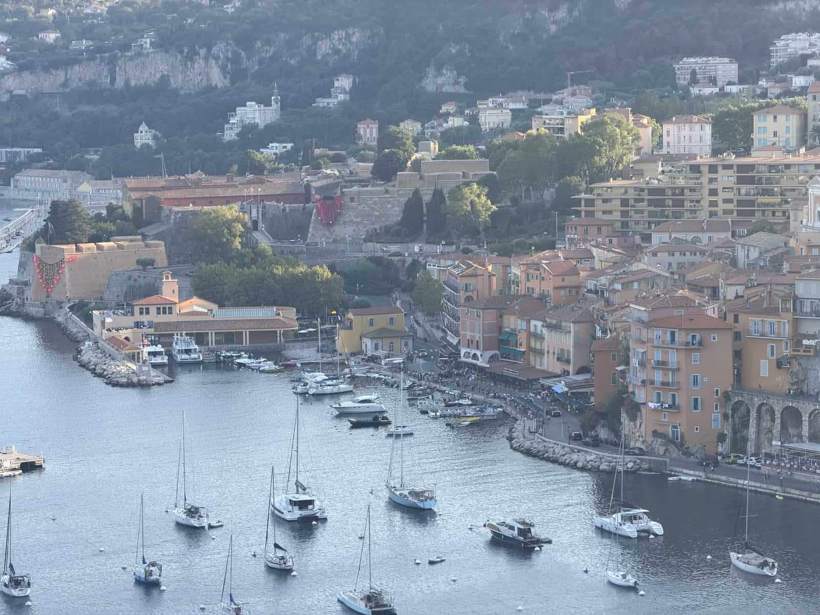 Villefranche-sur-Mer from above